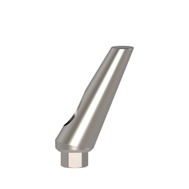 2 5° Angulated Abutment , 25° Long , Height 12mm , Recommended torque - 25 Ncm , Titanium