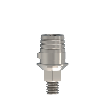 Engaging Ti-Base Compatible Sirona , Height 10mm , Material : Titanium