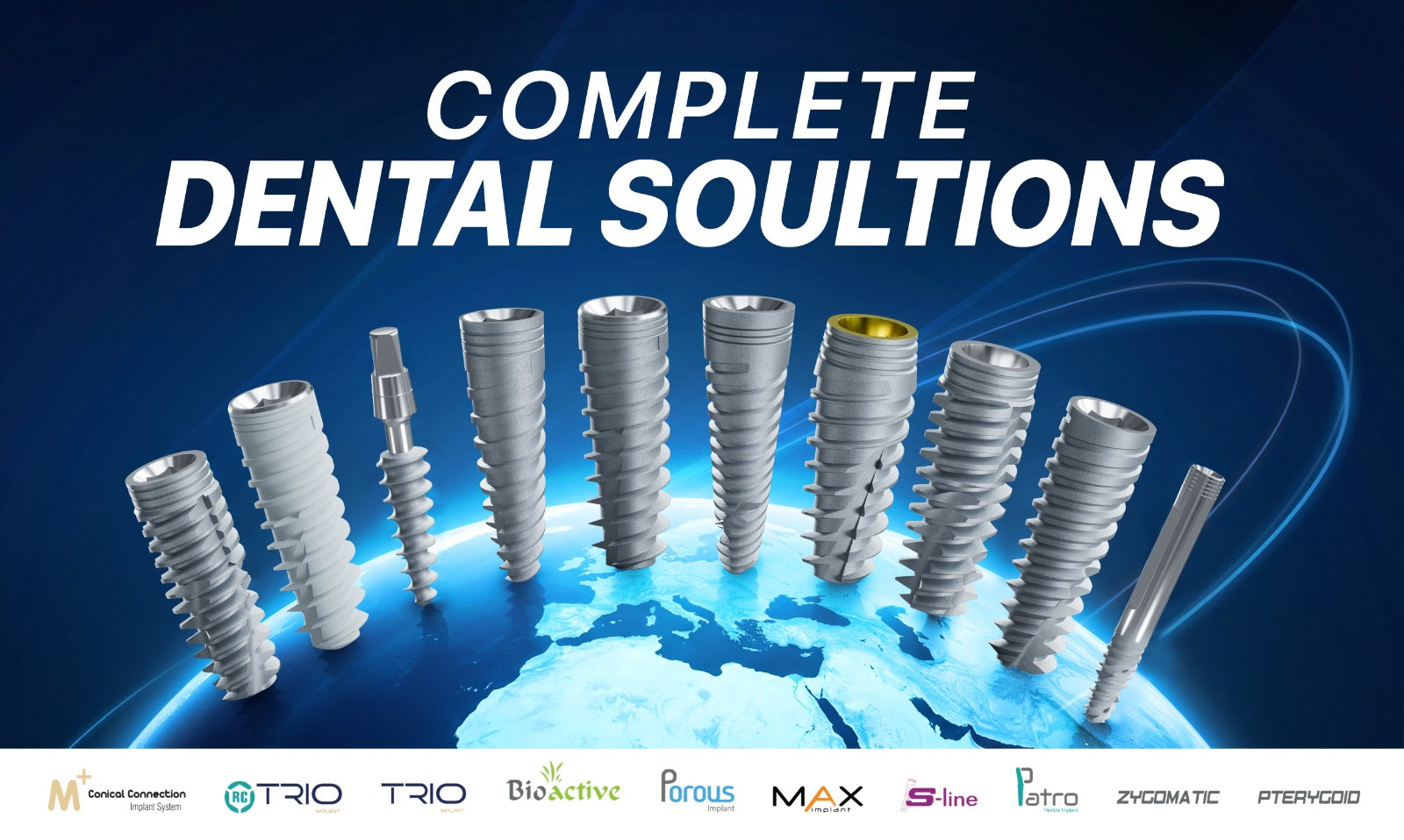 Alfa Gate dental implant system hero showing premium implant technology for clinical workflows