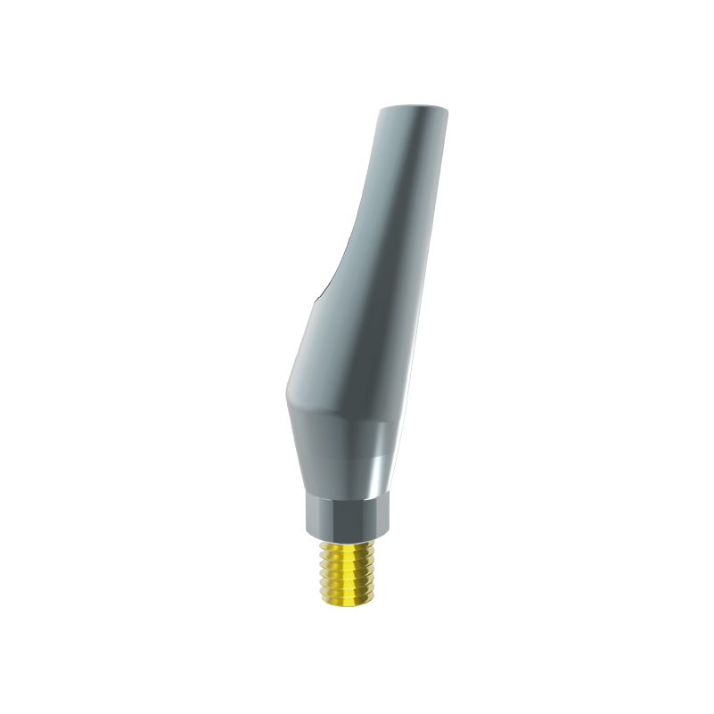 15° angulated abutment - regular platform - 12mm , titanium  