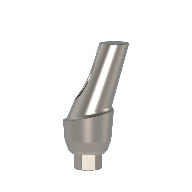 2 5° Angulated Esthetic Abutment , 25° Esthetic-3mm , Height 12mm , Recommended torque - 25 Ncm , Titanium 