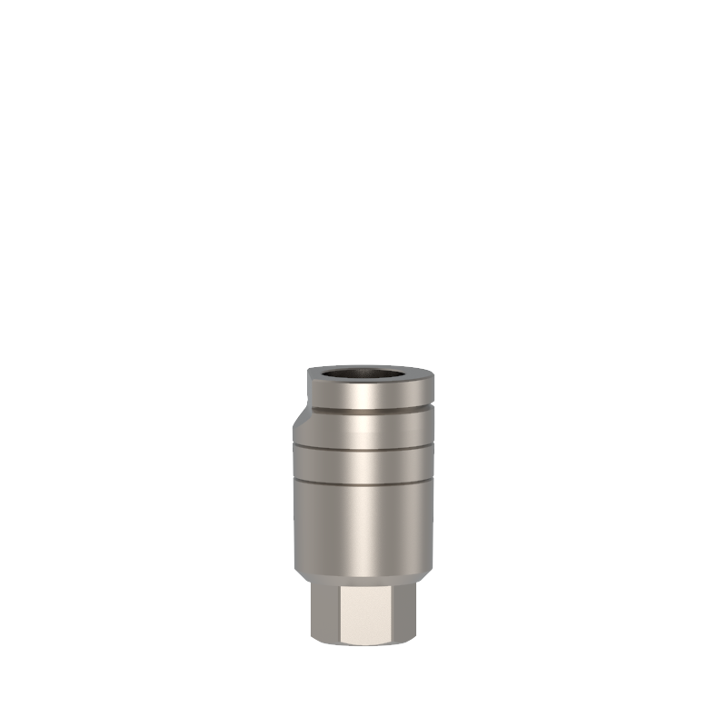 Straight Abutment - Short thin - 7mm , Recommended torque - 25 Ncm , Titanium