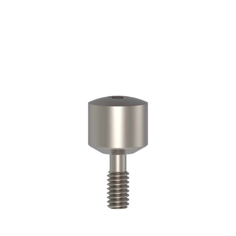 Standard Healing Cap Ø4.2mm , Height 4mm , Recommended torque - manual only light finger tight (5-10 Ncm) using hand driver 1.25 mm. Material: Titanium