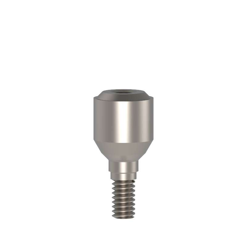 Low Profile Connector Ø4.6mm , Height 4mm , Recommended torque - 25 Ncm. low profile abutment used for multiple unit screw retained restorations . Titanium 