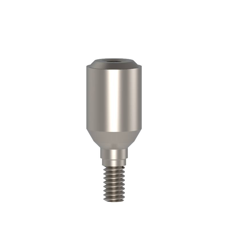 Low Profile Connector Ø4.6mm , Height 6mm , Recommended torque - 25 Ncm. low profile abutment used for multiple unit screw retained restorations . Titanium 