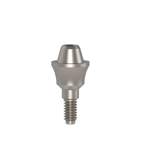 Straight Multi-Unit Ø5.0mm , Height 1mm , Recommended torque - 20 Ncm. - Using hex driver 1.25 mm. Titanium