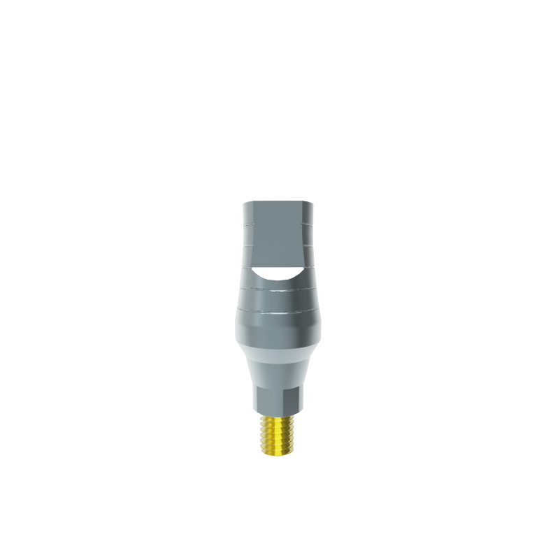 straight abutment - regular platform - 9mm , titanium 